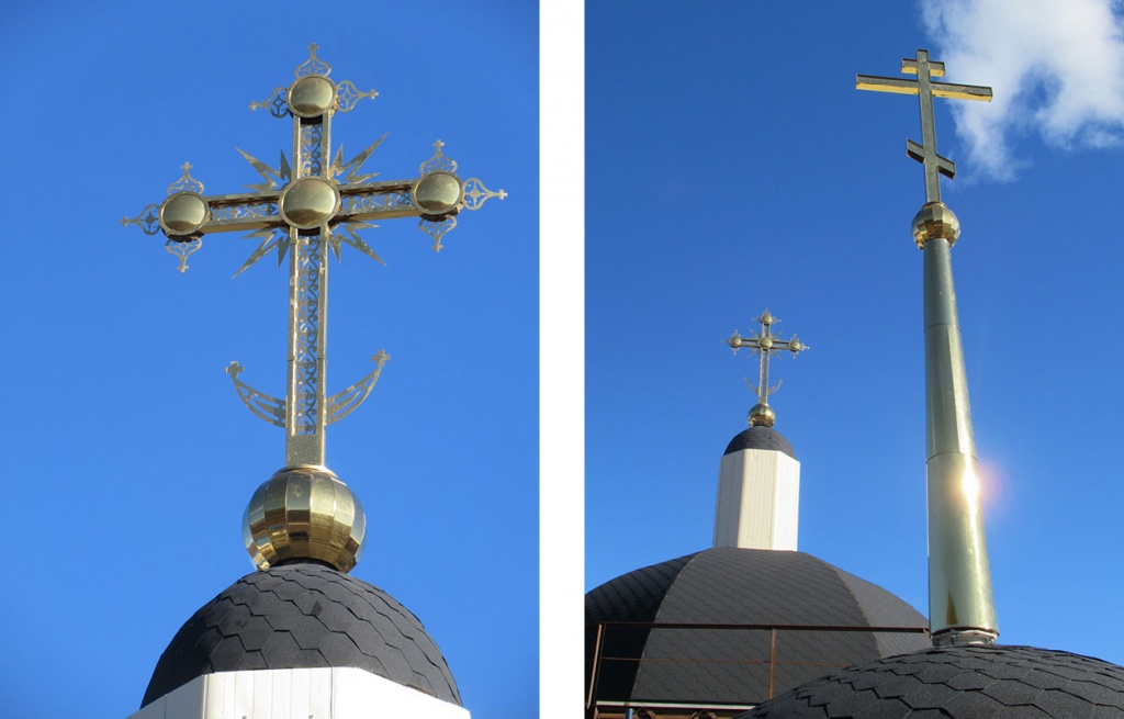 Храм в честь Святителя Николая Чудотворца обрел свои кресты